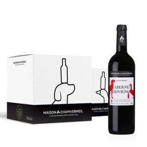 VIN BLANC Cabernet Sauvignon - Vin rouge de France - Bag in Box de 10 litres - Maison Chamvermeil