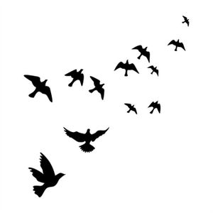 Stickers Muraux Oiseaux