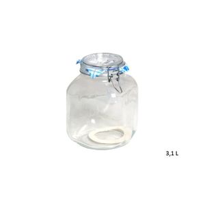 Bocal en verre hermétique - 3 litres - ON RANGE TOUT