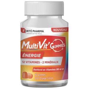 COMPLEMENTS ALIMENTAIRES - VITALITE Compléments alimentaires - Forté Pharma Multivit' Énergie 60 Gummies