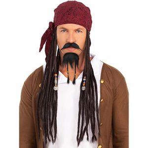 MASQUE - DÉCOR VISAGE Accessoire déguisement pirate - FUNIDELIA - Mousta