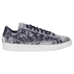 BASKET Baskets Femme - Nike - W Blazer Low LX - Gris-Graphite - Lacets - Plat - Textile