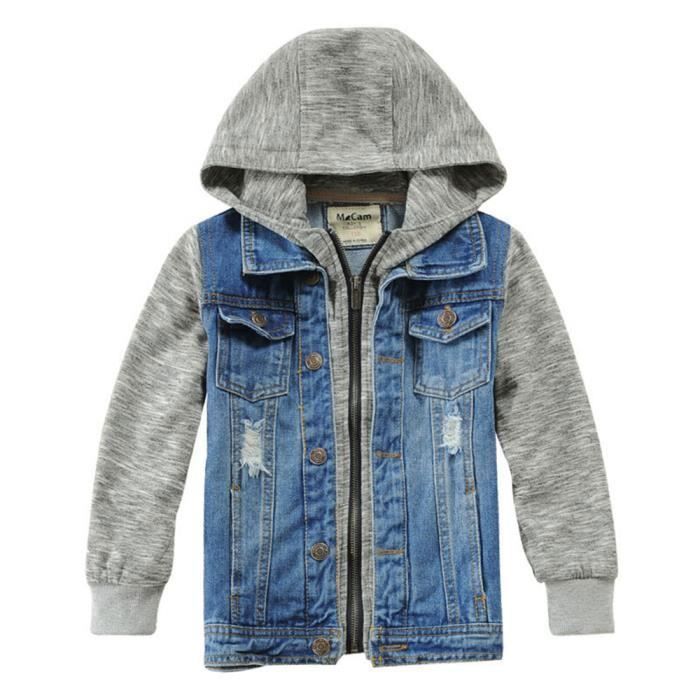 Veste en sales jean ado fille