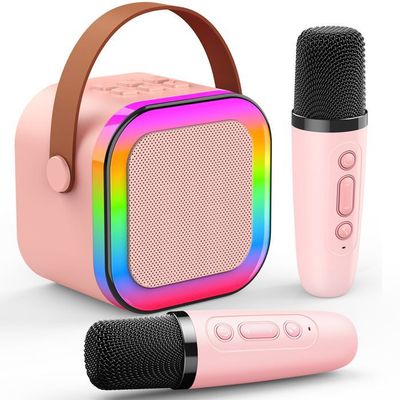 Machine Karaoké avec Micro Karaoke sans Fil,Enceinte Karaoké Bluetooth pour Enfants et Adultes Machine Karaoké avec Micro Karaoke sans Fil,Enceinte Karaoké Bluetooth pour Enfants et Adultes