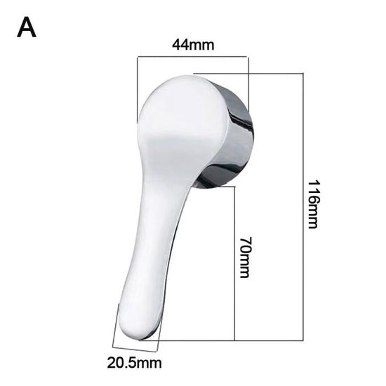 1 Set De Kit De Poignée De Réservoir En Métal, Poignée De Remplacement