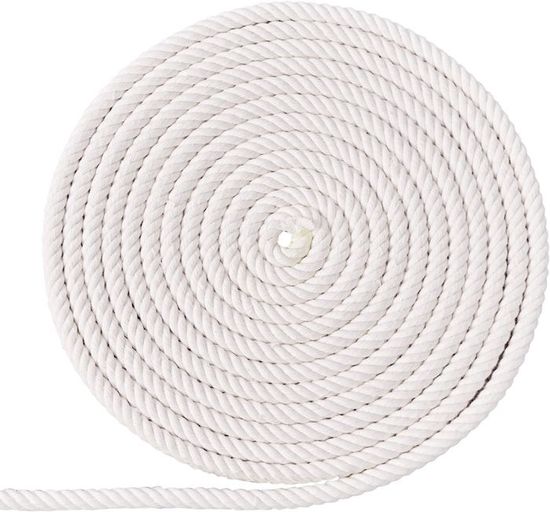 2 Cordes En Coton Doux 10m X 8mm WYMAODAN - Polyvalente Pour Artisanat Et Bricolage