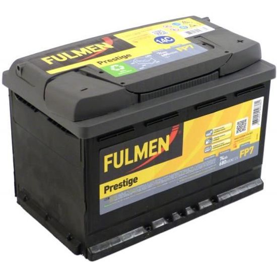 Batterie Fulmen AGM Start & Stop FK508 12V 50AH 800A, batterie 12v 80ah  800a agm 
