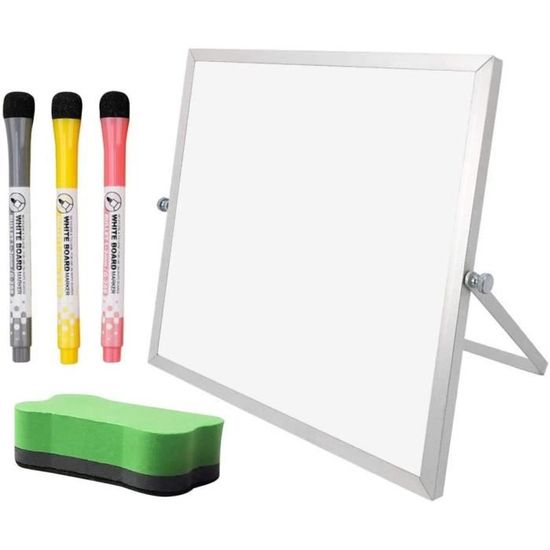 Tableau blanc magnétique tableau blanc tableau mémo tableau à dessin avec  stylos aimants et éponge magnétique pour l'école le [603] - Cdiscount  Beaux-Arts et Loisirs créatifs