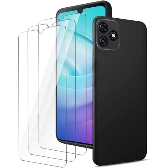 Tsinwe Coque Pour Nokia G60 5G + 2 Pcs Verre Trempé, Verre Trempé Protection écran & Souple