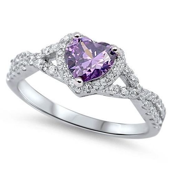 bague amethyste femme