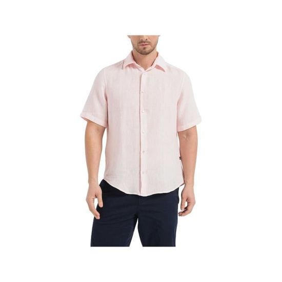 Smitty Chemise d'arbitre souple à manches courtes pour homme, Bleu vif/bleu marine, L