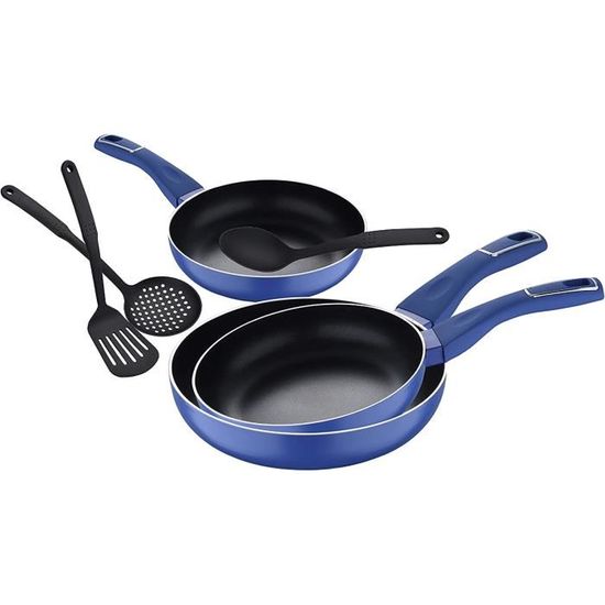 San Ignacio Lava | Padelle Antiaderenti | Set da 3 Pezzi da 20, 24 e 26 cm di Diametro | Fabbricate con Alluminio Forgiato | Kit di Padelle | Per Tutti i Piani Cottura