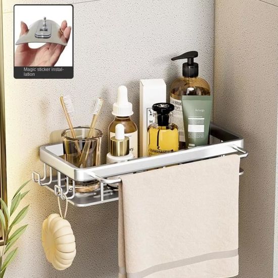 Horloge De Salle De Bain Multifonctionnelle Minuterie Créative Réveil Thermomètre Hygromètre