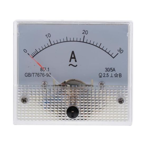 Voltmetro Analogico 85L1 - 0-30V AC - Pannello Rettangolare - Nuovo