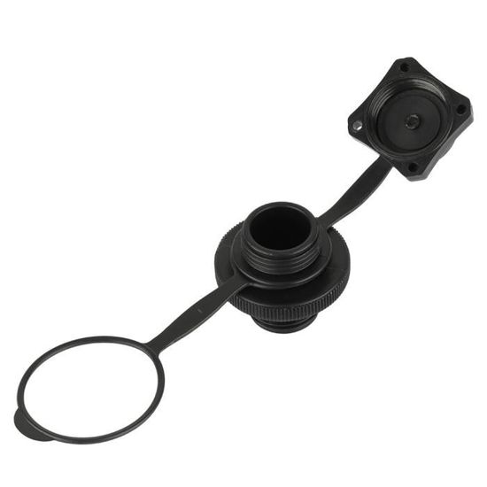 Valve D'air Pour Bateau Gonflable - Lot De 3 Pièces, PVC, Filtre Intégré, 38x60 Mm, Noir Ou Gris