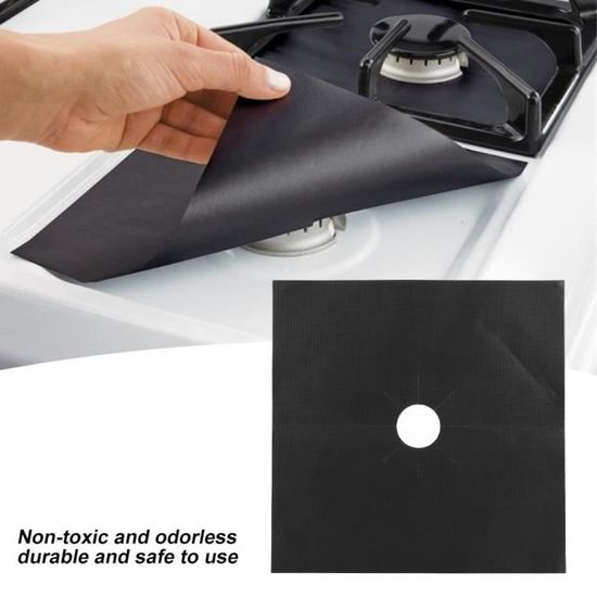 8 Pièces Cuisinière à Gaz Réutilisable Cuisinière Brûleur Protecteur