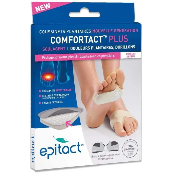 EPITACT Coussinets Plantaires Nouvelle Génération Comfortact Plus 1 Paire - Taille L