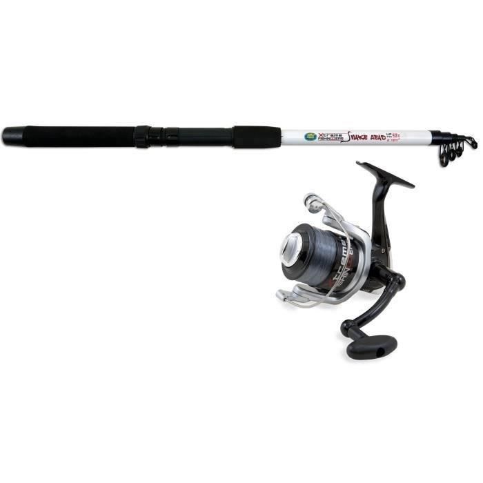 LINEAEFFE Kit de pêche Combo extrême - 2,1 m