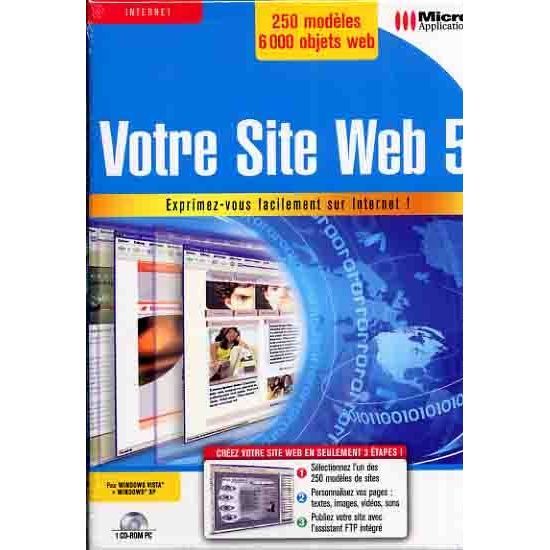 VOTRE SITE WEB 5 / LOGICIEL PC CD-ROM