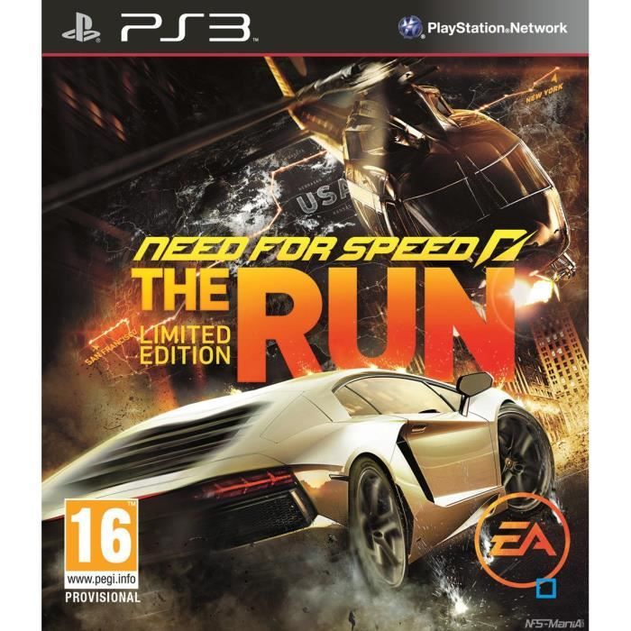 NEED FOR SPEED THE RUN (EDT LIMITEE) / Jeu PS3
