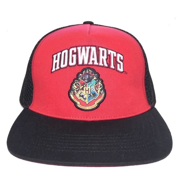 Casquette - Harry Potter : Hogwarth - Noir et Rouge