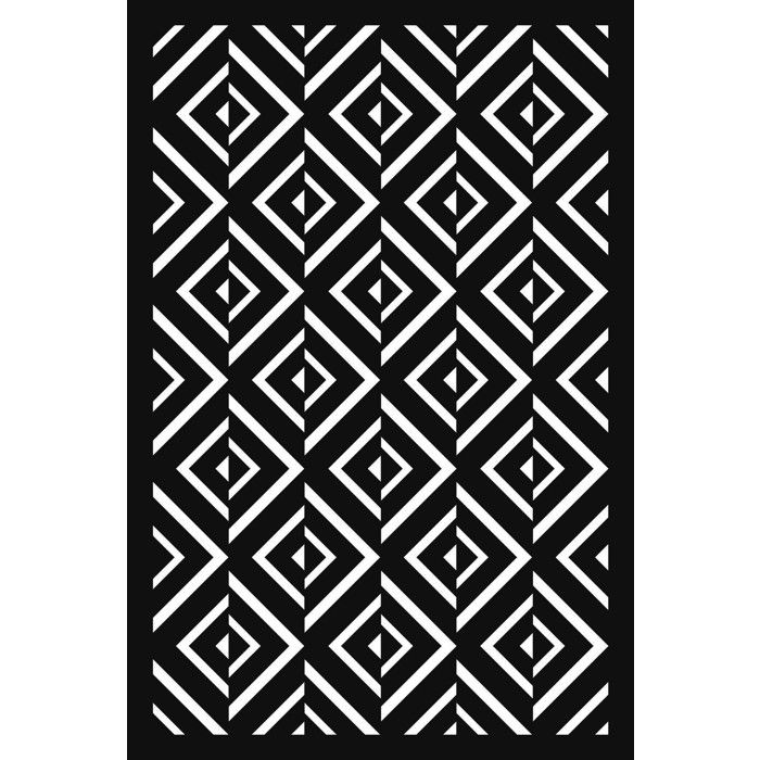 Pochoir 10x15 cm Blue Ethnic Fond - Artémio {couleur}