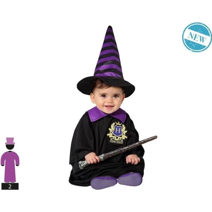 Déguisement Magicien - Bébé Unisex - Noir - Etudiant en sorcellerie