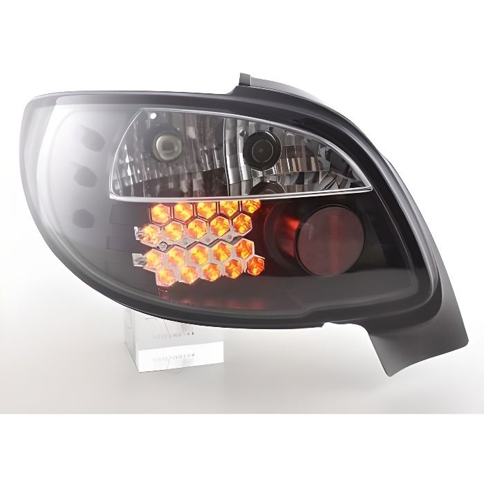 Paire de feux arriere Peugeot 206 CC de 1998 a 2005 LED Noir D-FKRLXLPG8007