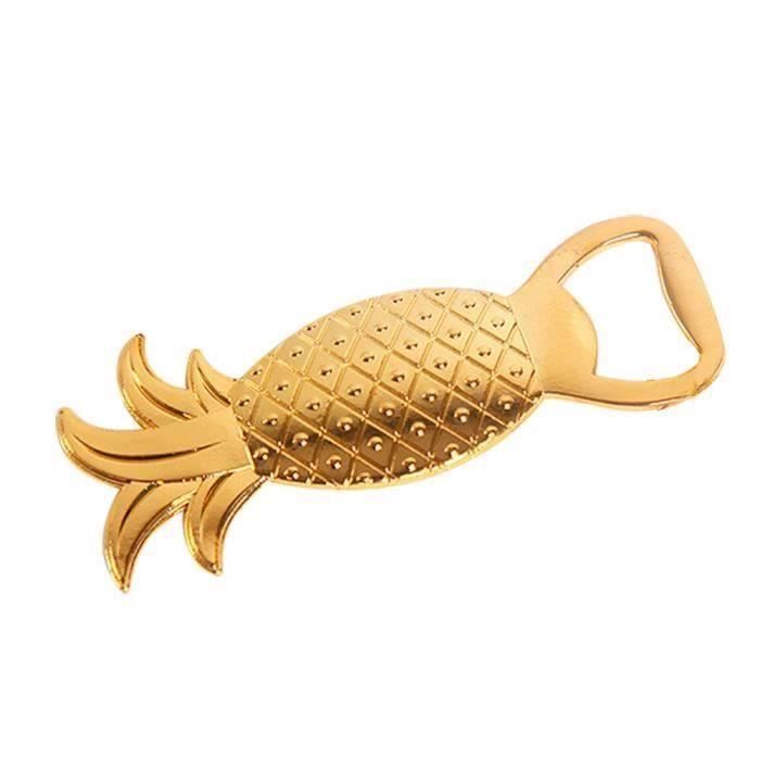 HT Ouvre Bouteille de Bière Ouvre Biere Forme d'Ananas Décapsuleur Biere Cadeau de Anniversaire de Mariage - HTSWM824AA0786