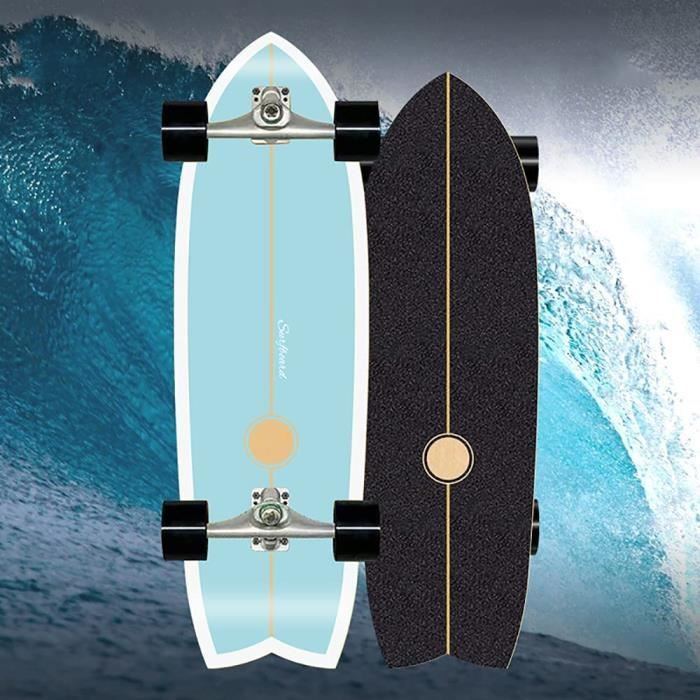 SKATEBOARD Skateboard Les Enfants Land Surfskate Surfboard Street Surfing Skateboard Complet Planche À Roulettes En Boi301