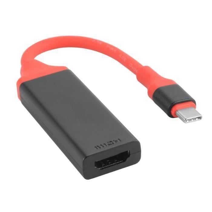 XCSOURCE USB 3.0 USB-C vers HDMI HDTV adaptateur Type C vers HDMI Converter Media Streaming pour Samsung Galaxy S8 Macbook AC1258