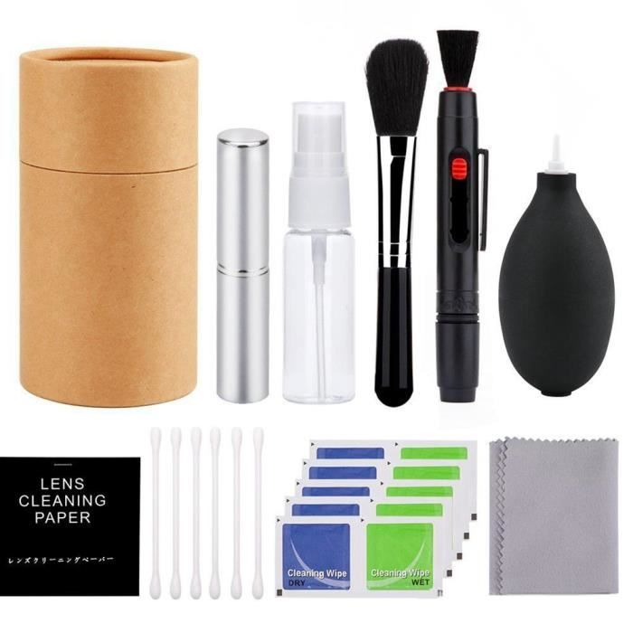 Kit de Nettoyage Professionnel pour Appareils Photo et Reflex Numériques (Canon, Nikon, Pentax, Sony) Xpassion Nettoyage pour Camera