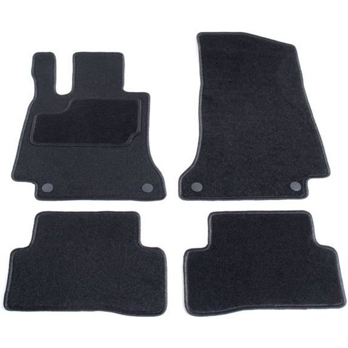 Tapis Mercedes Classe C W205 berline tricorps et touring à partir de 2014 - set de 4 (2 avant et 2 arrière)