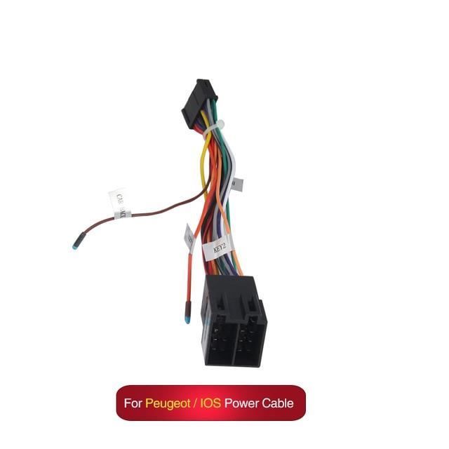 CRV Nouveau Câble d'autoradio Android 2din, pour Suzuki Volkswagen ISO Hyundai Kia Honda Toyota Nissan mitsub