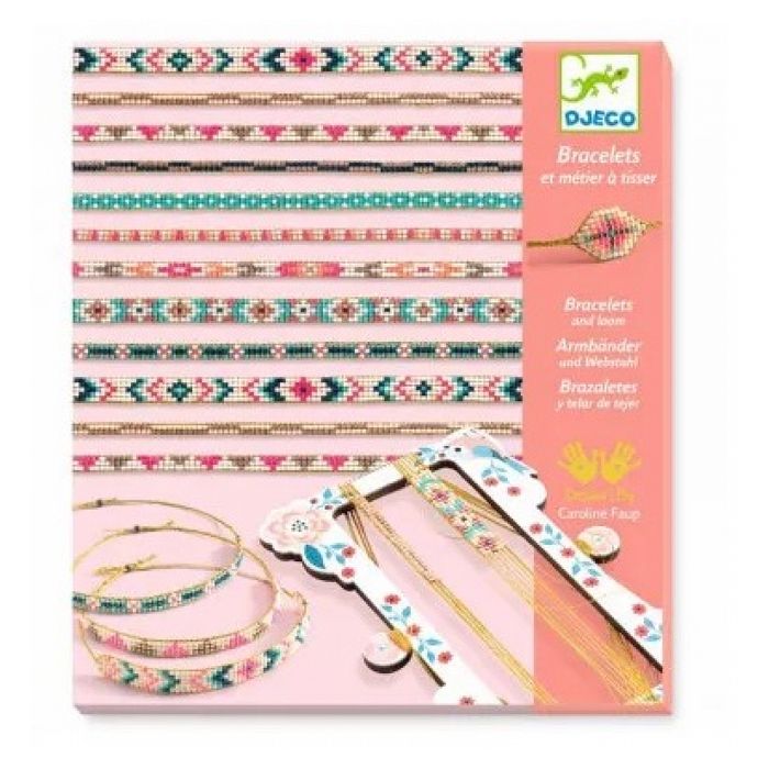 Djeco Kit créatif - Bracelet et métier à tisser