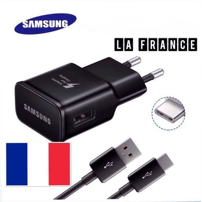 Chargeur Samsung Charge Rapide 2A NOIR Galaxy S8/S8+/S9