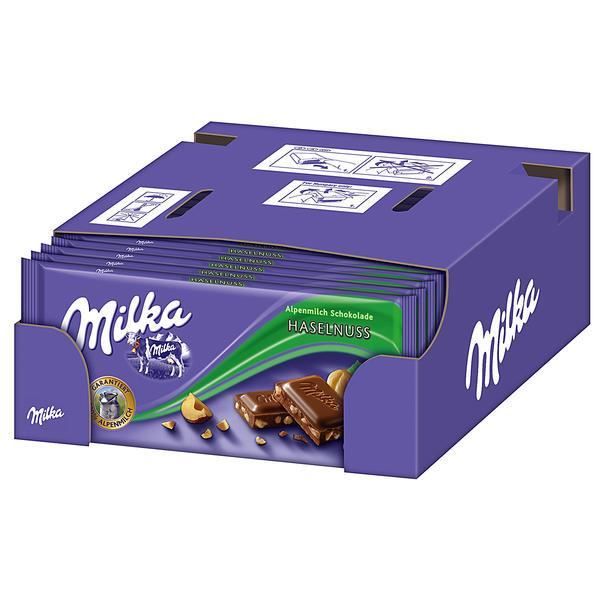 Milka Noisettes Chocolat 20 x 100g