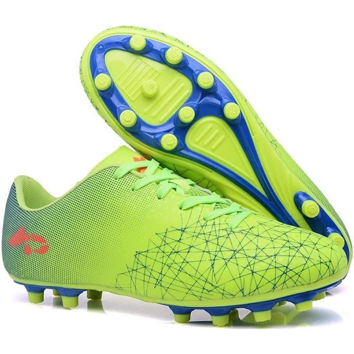 Chaussures de Football Homme Crampon Foot Profession Athlétisme Chaussure de Foot Antidérapant pour garçon
