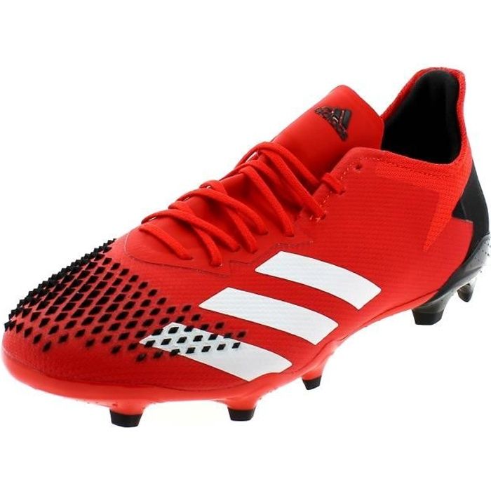 ADIDAS PREDATOR 20.2 FG CHAUSSURES DE FOOTBALL POUR HOMME ROUGE EE9553