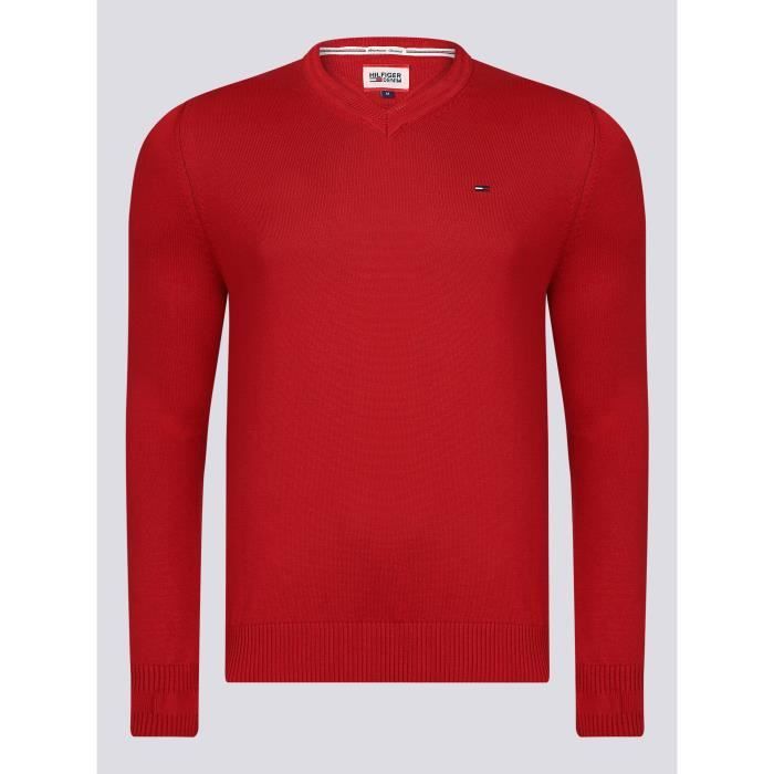 Tommy Hilfiger Homme Pull Rouge