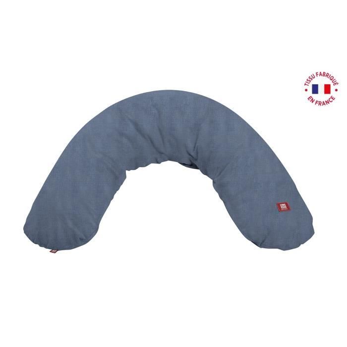 Red Castle Coussin d'allaitement Big Flopsy Fleur de coton - Chambray Blue