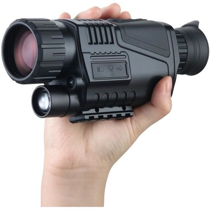 RUMOCOVO® Zoom numérique HD 5x40, dispositif de Vision nocturne à infrarouge, lunettes, monoculaires portables pour la chasse