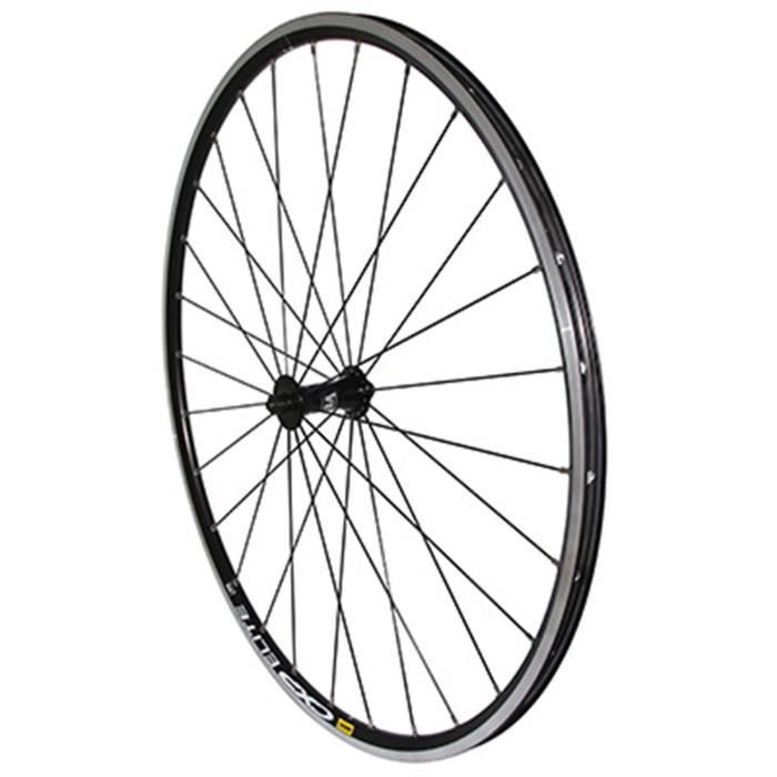 ROUE ROUTE 700 MAVIC AVANT CXP ELITE NOIR MOY REFLEX ROULEMENT NOIR RAY INOX NOIR 28T (VENDU A L UNITE)