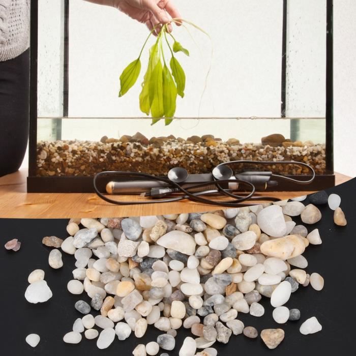 Aquarium sable sable naturel pierre gravier aménagement paysager décoration pour tortue réservoir fond sable réservoir de