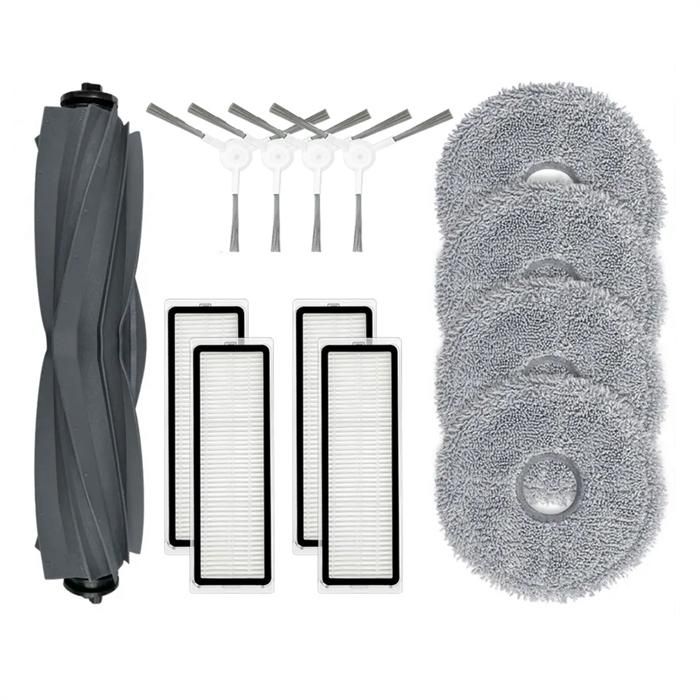 Kit Accessoires Origine Dreame Pour L10 Prime, L10s Ultra, L10 Ultra - Brosse Principale, Brosses Latérales, Filtres Et 6 Serpillières