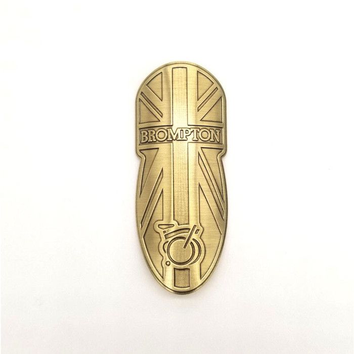 Badge De Tête De Vélo En Aluminium Souple – Autocollant Décoratif Pour VTT, BMX, Cadre Pliable – Ultra-léger 2,5 à 5 G, Adhésif Double Face