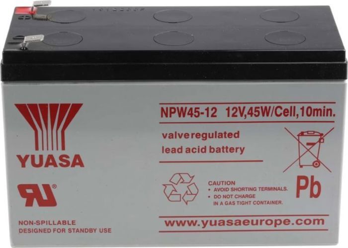 Servofrein - accumulateur de pression Yuasa - npw45-12 - Batterie au plomb 85 Ah 151 x 65 x 94 mm 12 V ()