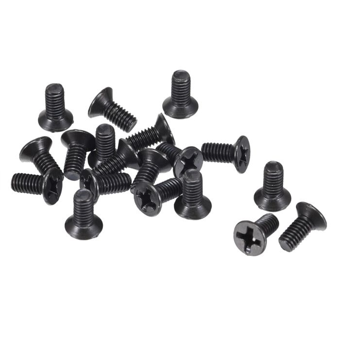 Vis En Plastique Acrylique Transparent M3x10mm - Lot De 50 Pièces, Cruciforme