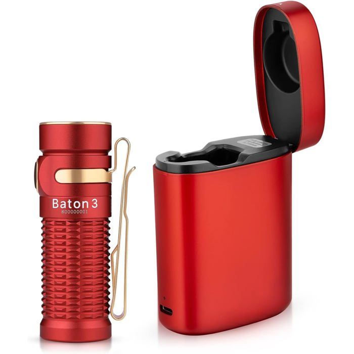 Lampe de poche - Baton 3 - 1200 lumens - IPX8 étanche - Chargeur sans fil