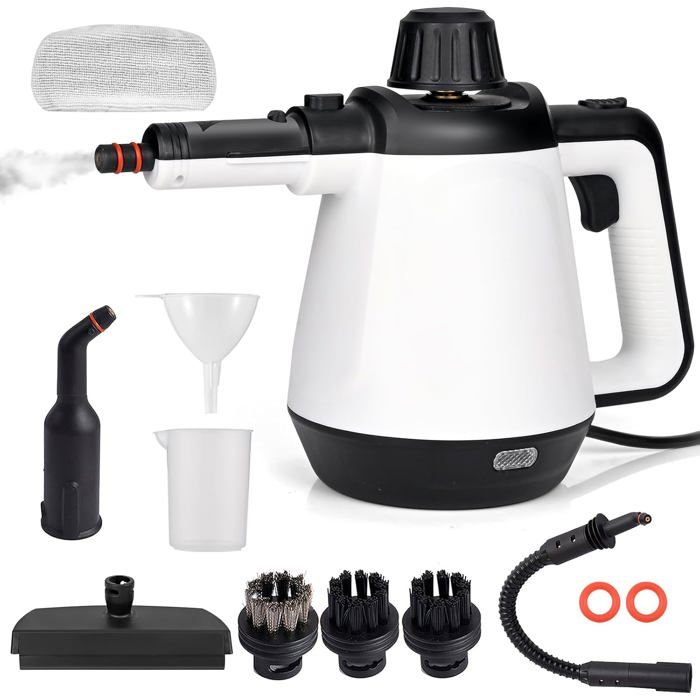 Mettoyeur Vapeur A Main 430Ml 1200W 35 Bar Nettoyeur Vapeur Pour Canapé Avec 9 Accessoires Nettoyeurs Vapeur Électriques - Msd Sante Animale